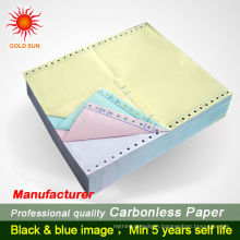 Hight Quality Carbonless Copy Paper 3-Layer Computer Printing Paper